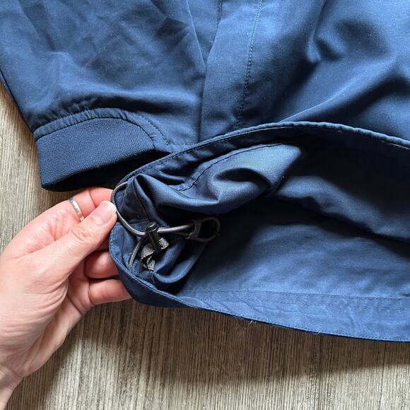 Duluth Trading Co. Navy Blue Quarter-Zip Pullover Windbreaker Jacket Size Large - Picture 5 of 9